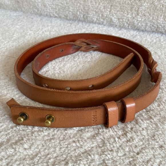 fossil leather belt - Picture 1 of 8
